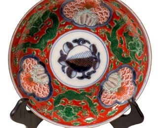 Imari plates and bowls