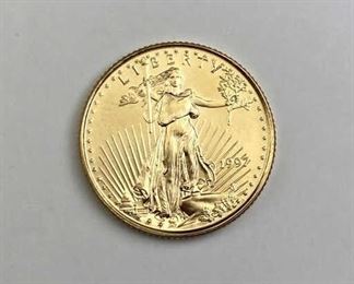 1997 Gold American Eagle 1/10oz .999 $5 Coin