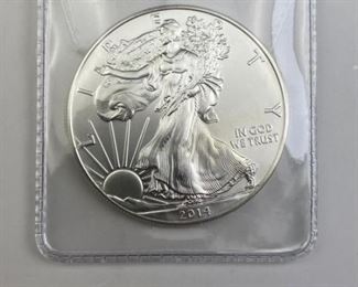 2014 American Silver Eagle 1oz .999 Dollar Coin BU