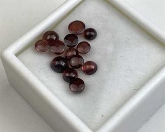 (13) Assorted Genuine Garnet Gemstones