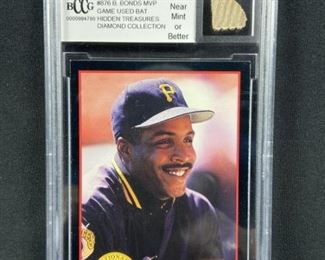 1991 Barry Bonds Score w/ Bat Relic BCCG 9 NM+