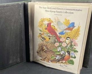 State Bird & Flower Commem. Mint Stamp Panels