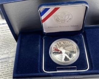 2006 Ben Franklin Scientist Proof Silver Dollar