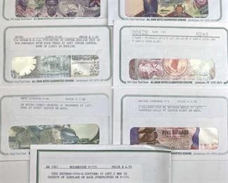 (7) Pieces African Currency Notes, High Grade