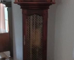 1970 Abel Cottey 8 day weighted Grandfather clock. Westminster chime.