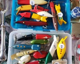 Vintage fishing lures