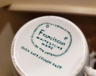 Vintage Franciscan Whitestone Ware china