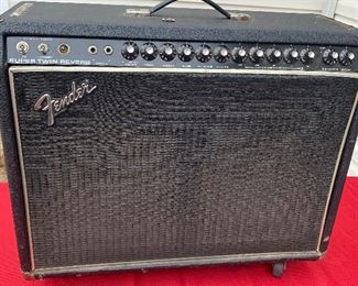 Fender Super Twin Reverb Retubed and Recapped with Original Paperwork (Fender Pedals and Cover Included/185 Watts RMS Twin 12X CTS Speakers)