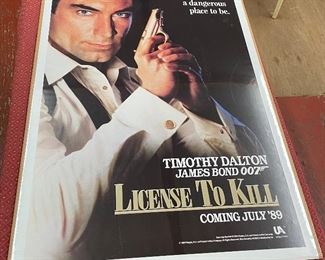Lots of James Bond Movie Posters