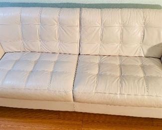 1_____ $695 
Cindi Crawford off white/ cream sofa 