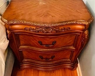 10_____ $300 
Pair of bedside chests  • 31Tx33Lx18D Cindi Crawford 