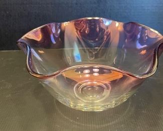 #32 - $24 Scalloped glass bowl 