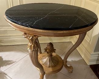 Marble top Accent Table 