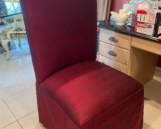 Red Accent Chair 