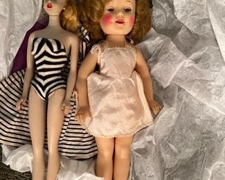 Number 3 ponytail swimsuit Barbie .. we found the other shoe 

Shirley Temple Doll 