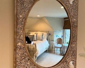Large custom Made Shell Mirror 

Perfect for your Shore Home 