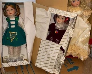  collectible dolls mint condition