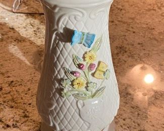 Belleek Irish porcelain lamp
