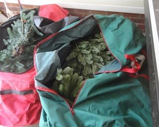 6-7 foot trees with storage bags