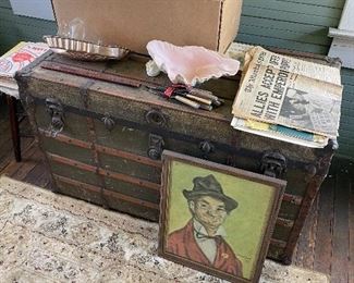 Old trunks with treasures