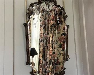 Pre Victorian very ornate mirror