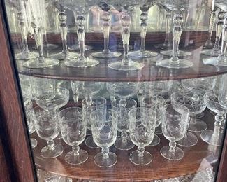 Antique stemware