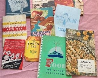 Antique cookbooks