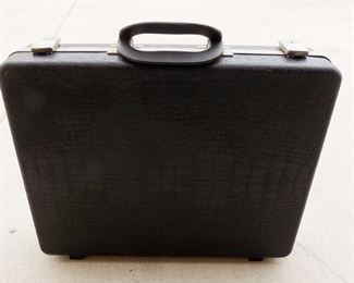 18"x 14" Doskocil Pistol/Handgun Case - Looks like it could hold at least two or more handguns.  18"W x 14.5"H.  Faux alligator covering on the outside with 2 egg crate foam inserts inside.  Good to excellent condition.  $50