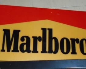 MARLBORO LIGHTED SIGN