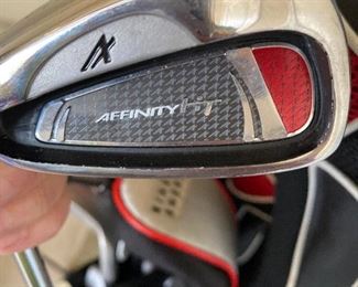 Another view of golf clubs