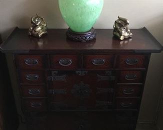 Asian apothecary cabinet