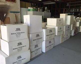 Over one hundred Dept 56 Dicken’s Village cottages and accessories. Must see !