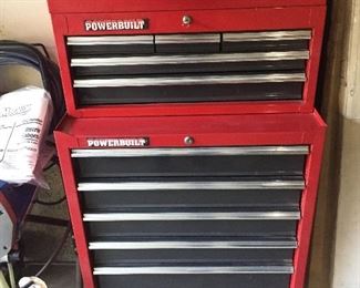 Powerbuilt 10 drawer tool chest.