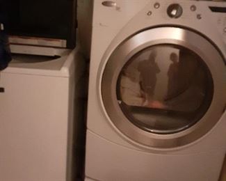 Washer and dryer... Don't go buy new and have to wait forever to get it! 