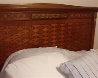 This antique bed just beautiful!