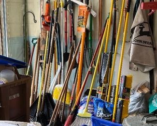 Tons of long handled garden tools!