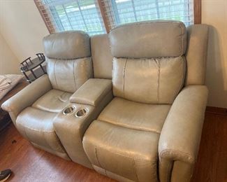 Less than 2 years old from Rooms 2 Go
Loveseat 
Electric recliners 
Still under warranty 
