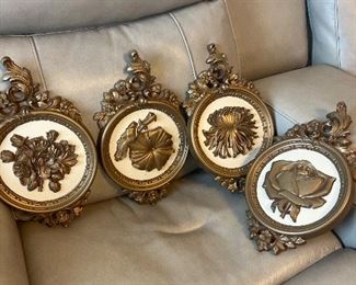 Seasons wall plaques 