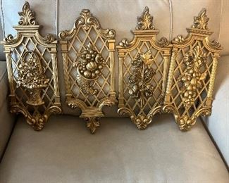 Seasons wall plaques 