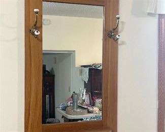 Handmade hanging mirror 