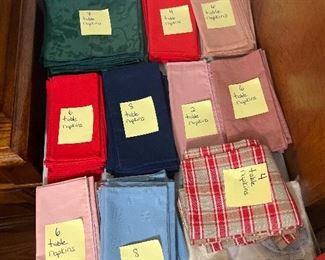 Table napkins 