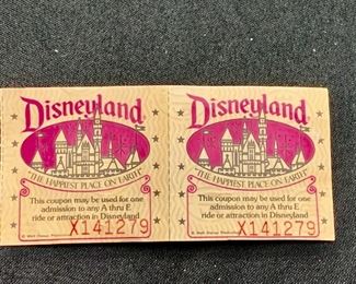Vintage Disneyland E Ticket