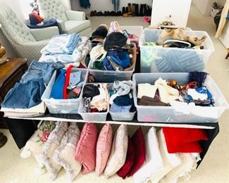 Purses / Scarves / Hats / Decorative Pillows