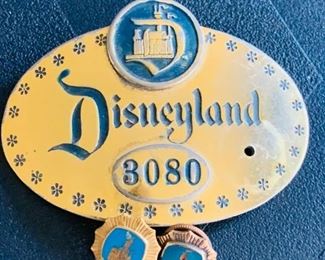 1959 Disney Cast Member Metal Badge / Pins - RARE!