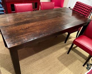 Pier 1 tobacco brown dining table 76" x 36" x 30" high