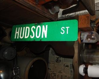 Hudson Street Sign