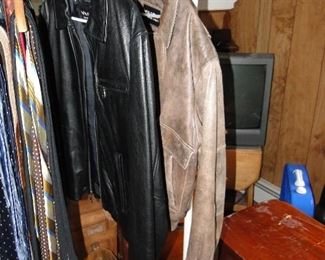 Vintage Wilson Leather Jackets, Ties