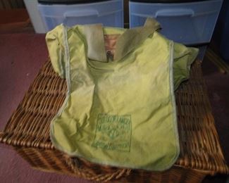 Vintage camping bag
