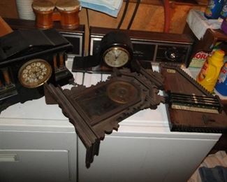 Mantel Clocks-Sessions, Zimmerman Autoharp