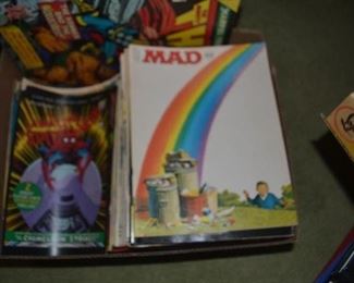 COMIC BOOK AND MAD MAGAZINES - SOLD AS AN ENTIRE COLLECTION